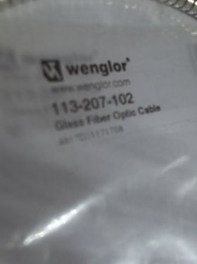Lichtleiter, Glasfaser Optic Cable Wenglor 113-2074-102, NEU