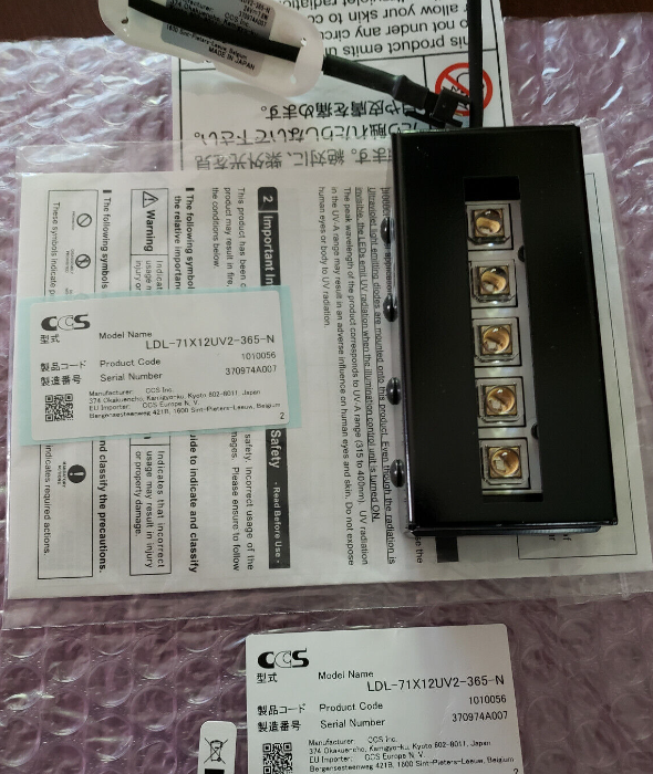 CCS LDL-71X12UV2-365-N UV Vision Light