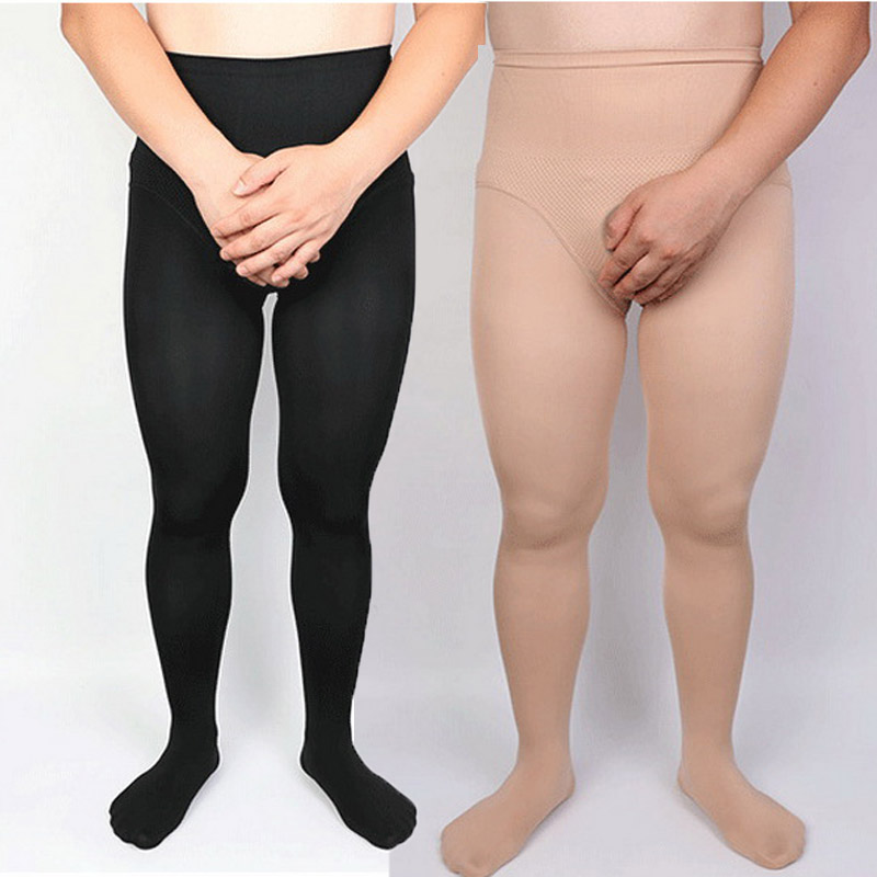 春秋加厚男士九分丝袜高腰连裤袜