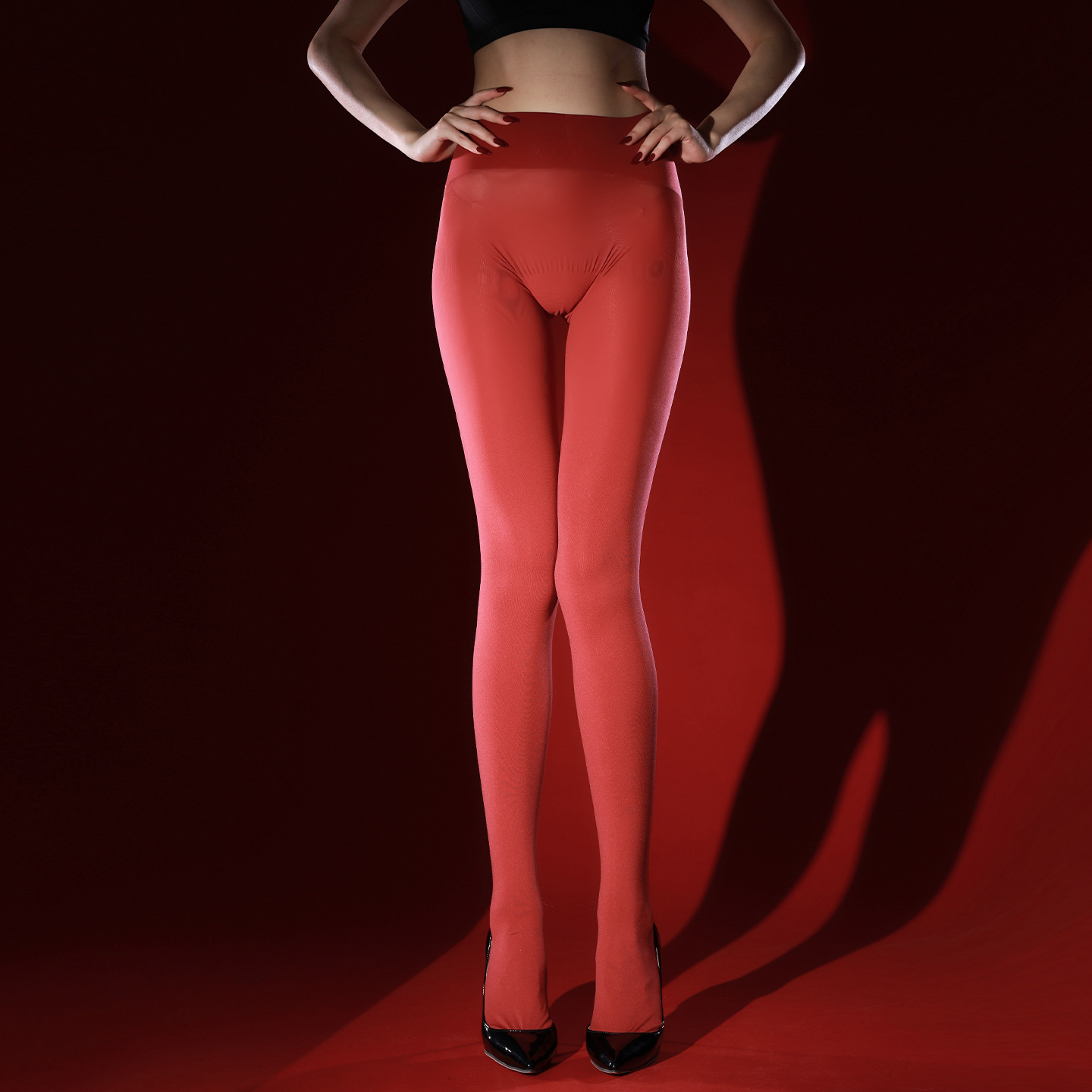 120D春秋莱卡无缝裆连裤袜女丝袜