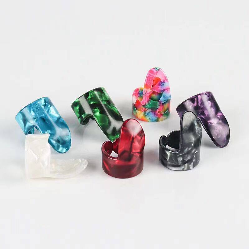 耐磨吉他指弹拨片吉他拨片赛璐璐吉他手指套食指拇指拨片右手指套