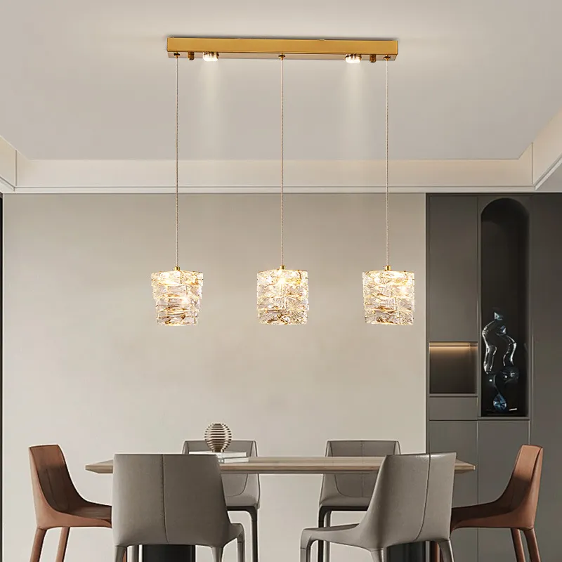 餐厅吊灯现代简约创意个性吧台吊灯家用饭厅灯2024新款水晶餐桌灯,家装灯饰光源,智能吊灯,淘宝优惠券,粉丝福利购,淘宝优惠卷