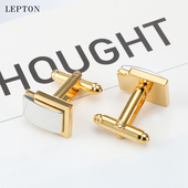 袖 扣男士 双色金属饰品商务袖 口袖 法式 扣定制衬衫 钉 包邮