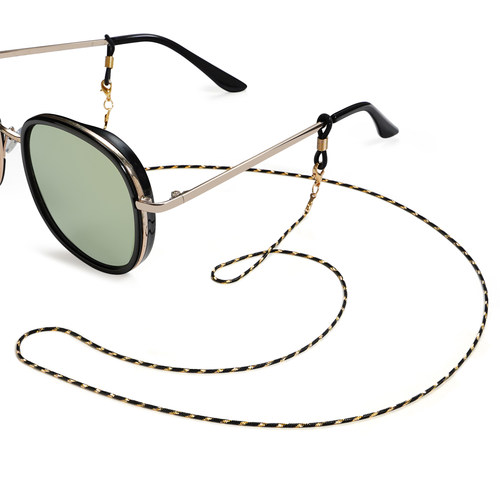 刘亦凡挂脖金属眼镜链口罩绳