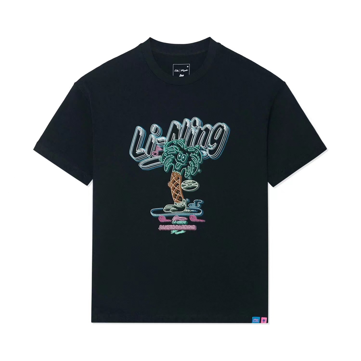 LI-NING x Steven 联名系列男装百搭休闲宽松短袖文化衫AHSSC47