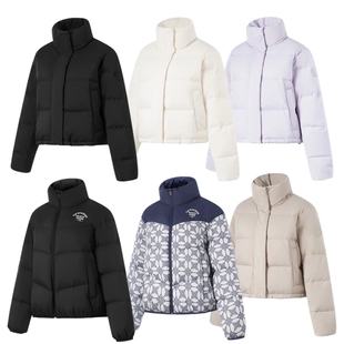 李宁短款短羽绒服女士2024冬新款时尚百搭鸭绒外套AYMU102/152