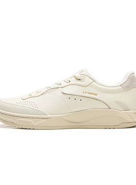 李宁男子运动鞋2025夏新款和光百搭舒适软弹耐磨休闲板鞋 AGCV385