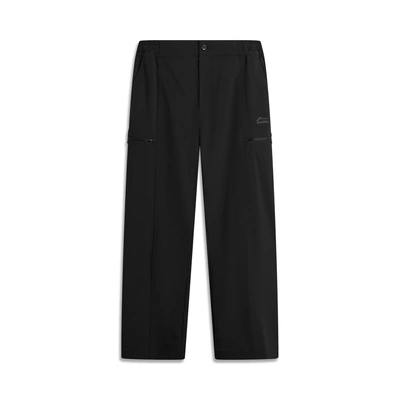 李宁运动长裤2026春季男运动灵感系列防泼水梭织直筒裤子AYKW233