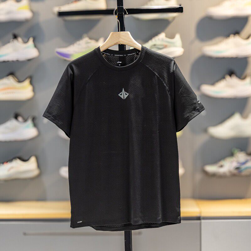 李宁男子透气速干短袖T恤