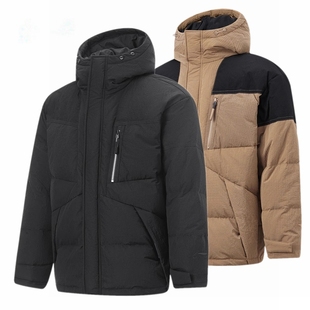 加厚鸭绒中长款 2023新款 外套男AYMT065LL 肖战同款 李宁羽绒服男装