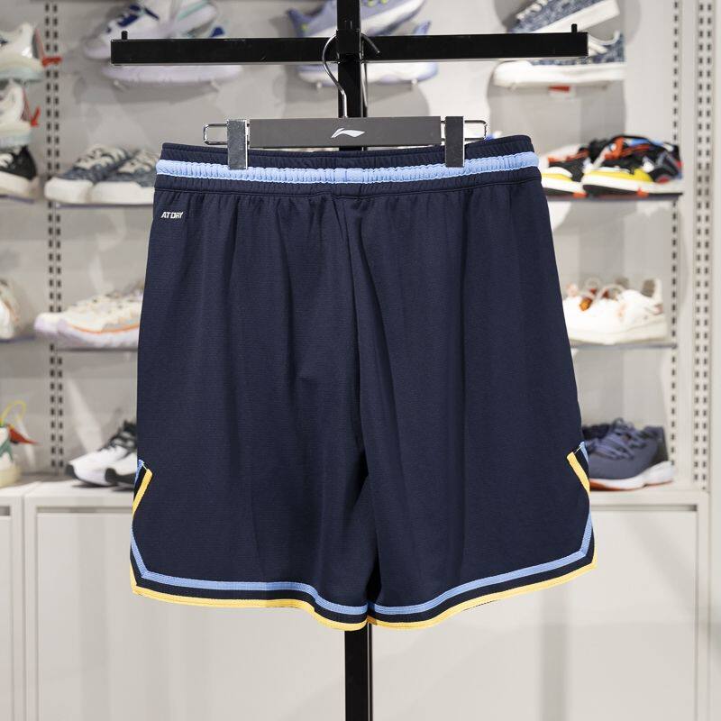 李宁2025春季男款梭织短裤反伍宽松透气舒适篮球运动短裤AAPV023
