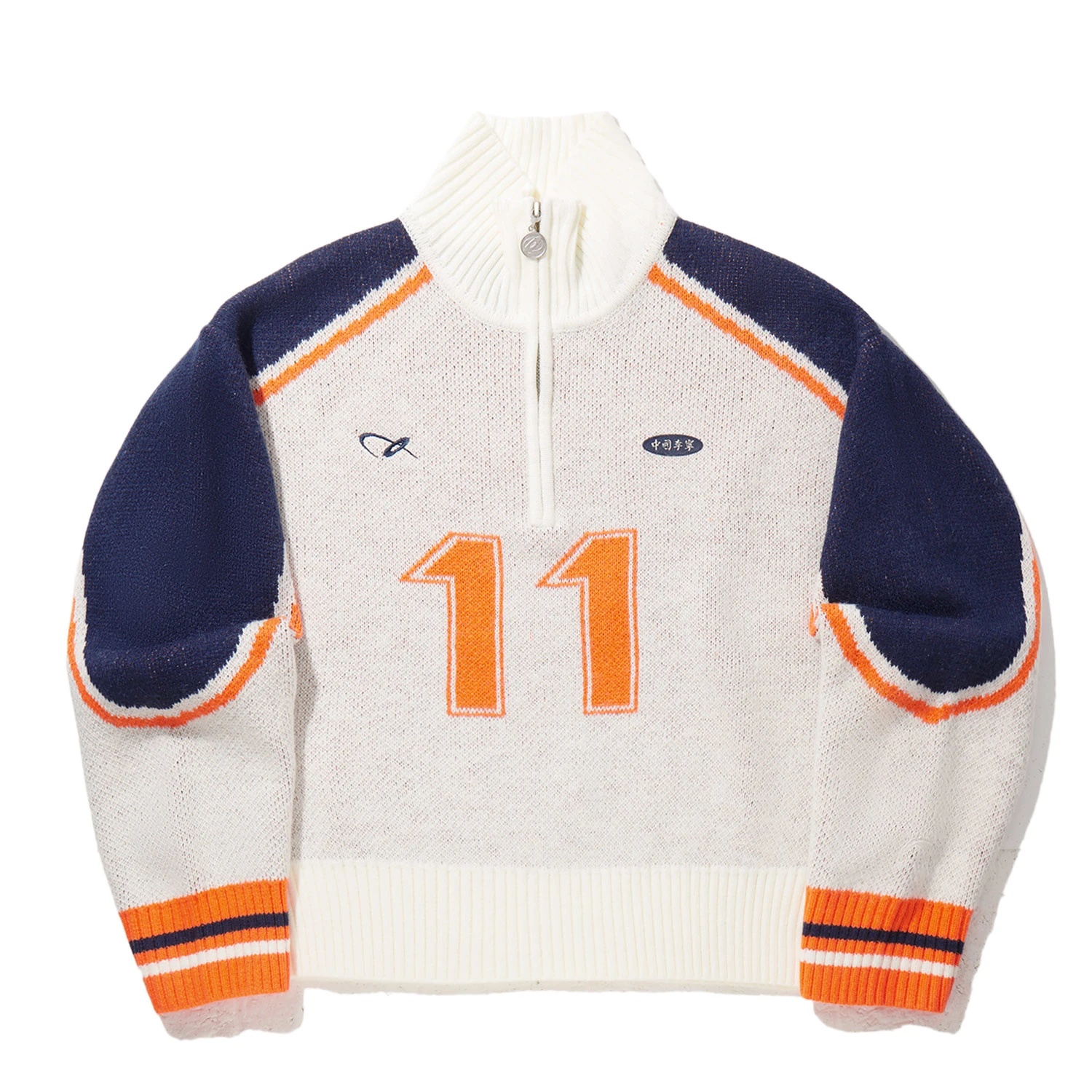 中国李宁2025秋冬新品女子运动宽松休闲保暖套头编织衫AMBV442