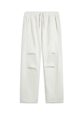 李宁2025秋季新款女子户外时尚直筒加绒保暖热力裤卫裤AKLV956