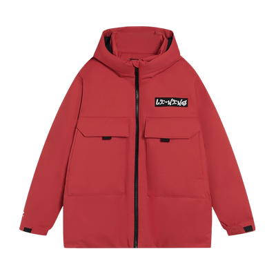 Lining/李宁童装男童宽松加厚保暖新年红色羽绒服YYMT001-1