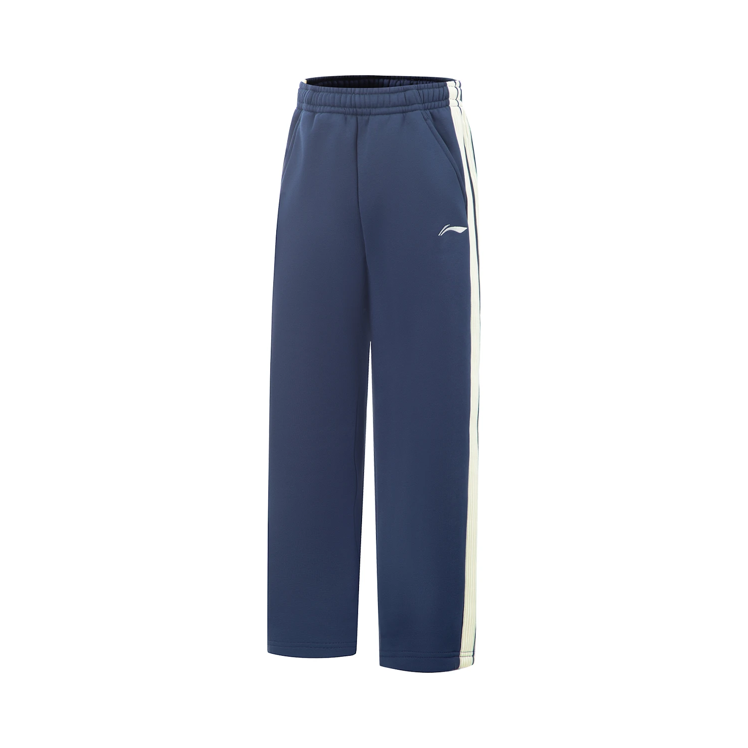 李宁男女小大童直筒加绒保暖卫裤YKLV385-1