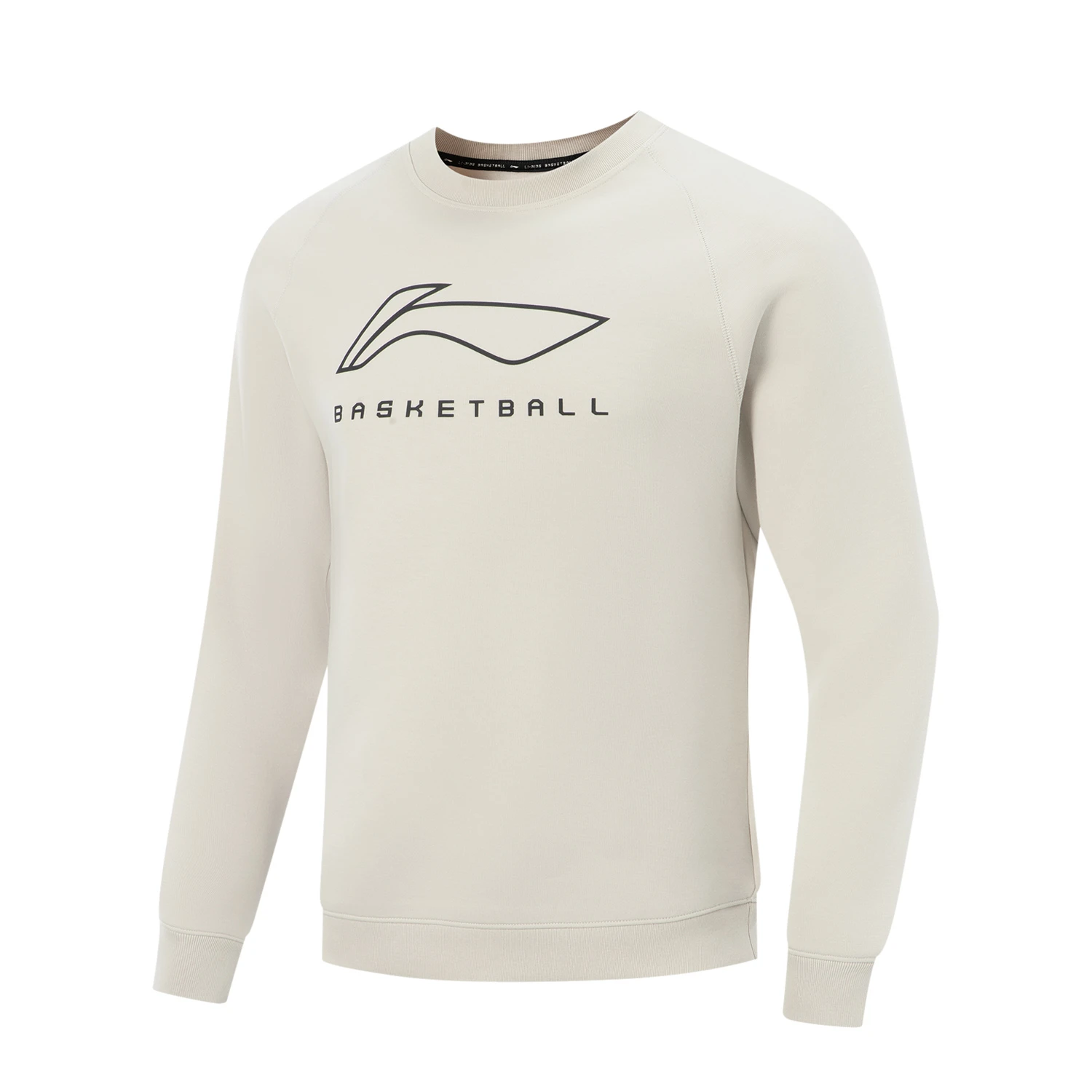 李宁2025年冬新款男专业篮球系列套头无帽保暖运动卫衣 AWDV547