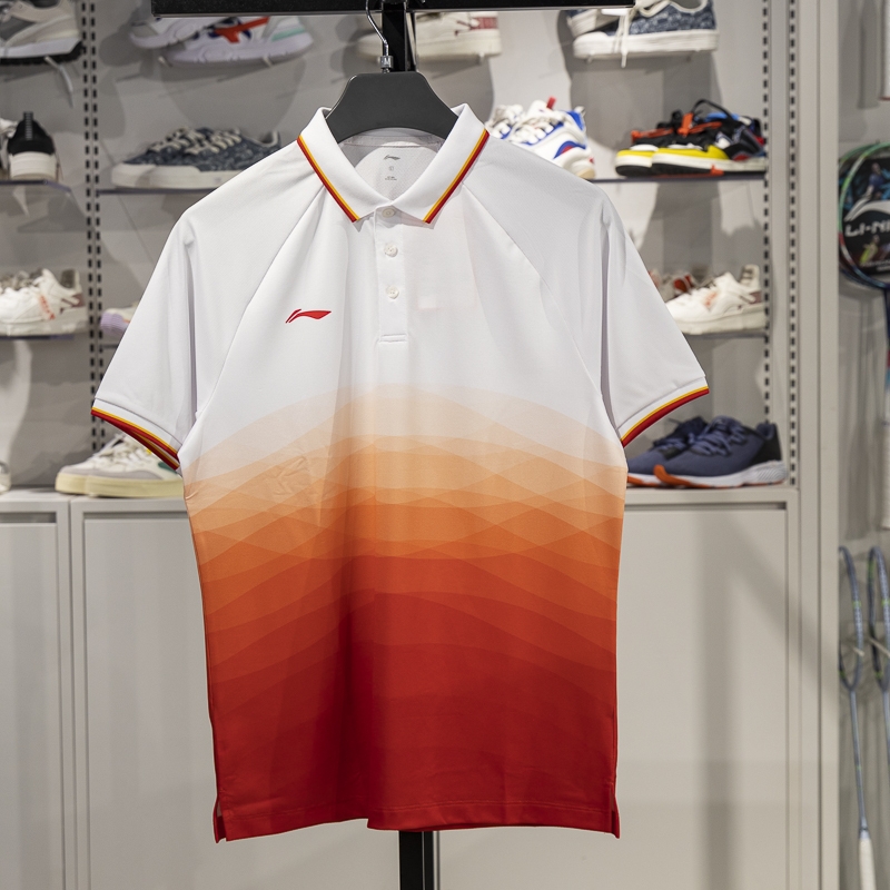 李宁短袖POLO男子2025夏季新款团购系列速干凉爽翻领T恤APLV735