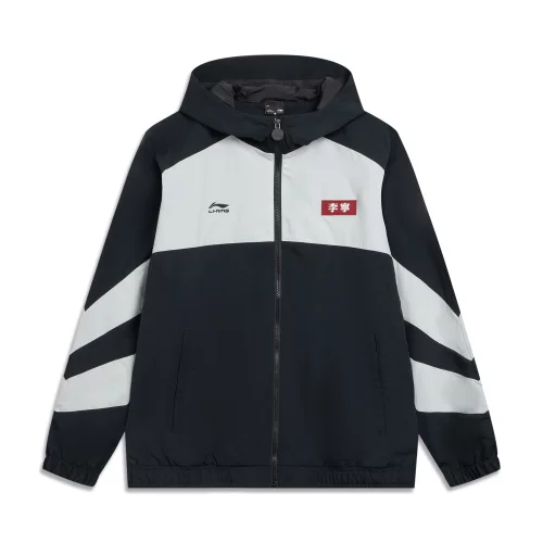 李宁风衣男子2025冬季新款运动潮流系列时尚宽松连帽外套AFDVG91