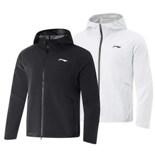 李宁外套 2025春季新款跑步系列男子反光防风透湿运动风衣AFDV043