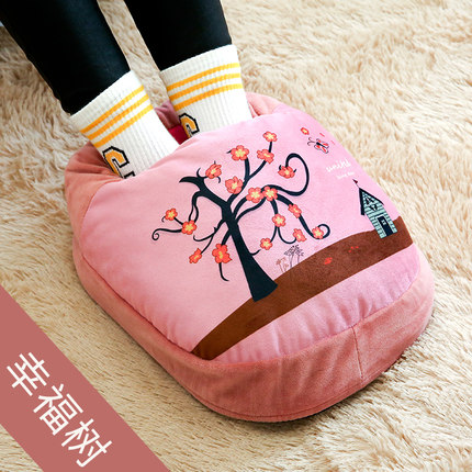 暖脚宝充电鞋电暖鞋热水袋暖手宝插电暖脚器加热办公室电热暖脚垫