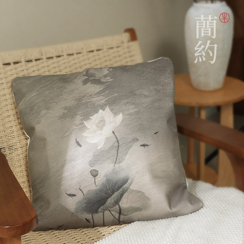 【直播闪降价】塔山头层牛皮彩绘抱枕方枕50x50cm新品靠垫抱枕