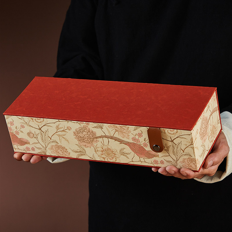 喜悦陈皮普洱茶福鼎老白茶红茶小薄片饼干茶方片包装盒25片礼品盒