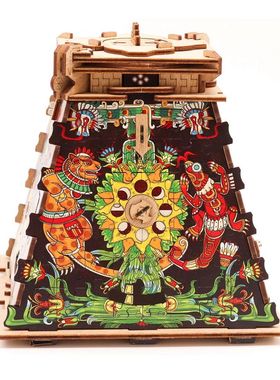 iDventure Cluepuzzle Sun Pyramid太阳金字塔立体拼图解谜密码盒