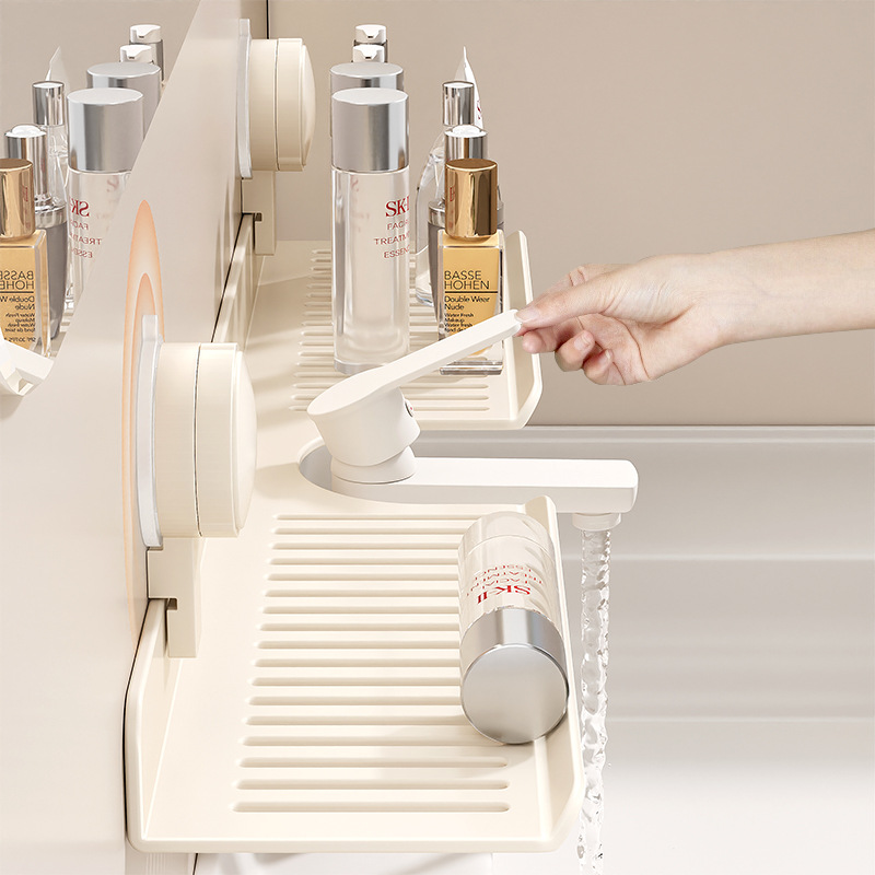 吸盘卫生间水龙头洗手台置物架