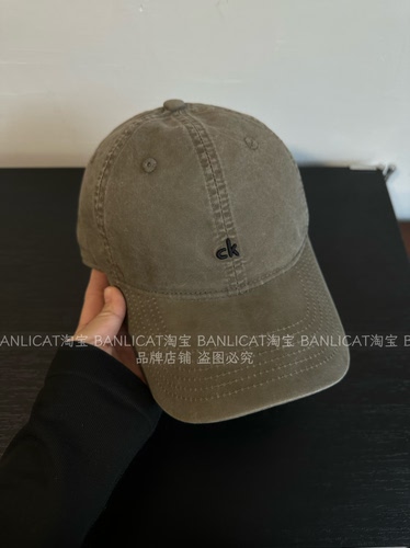 复古高级感 Banlicat美式显白水洗棒球帽男女大头围显脸小鸭舌帽