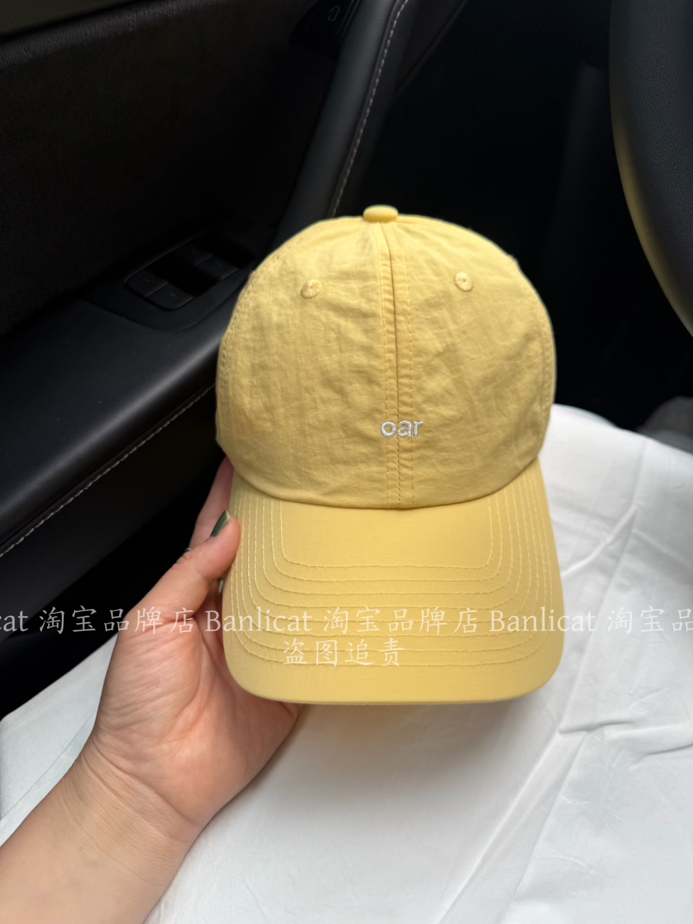 BanliCat 春夏户外速干字母轻薄棒球帽子男女宽檐显脸小鸭舌帽韩