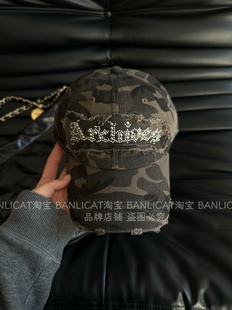 BanliCat 2026年新韩版ins烫钻迷彩棒球帽男女街舞潮搭出片鸭舌帽