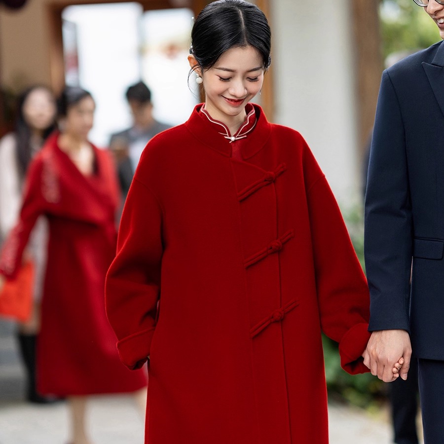 逸墨纸样女装双面羊绒外套休闲大衣样板服装裁剪图纸衣服样子版型