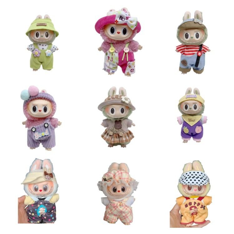 仅娃衣[labubu可用一二三代17厘米拉布布衣服毛绒搪胶裙子背带裤,模玩/动漫/周边/娃圈三坑/桌游,棉花娃娃/毛绒玩具娃衣,淘宝优惠券,粉丝福利购,淘宝优惠卷