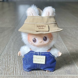 僅售娃衣mini版 拉布布4四代10cm衣服盲盒Labubu衣服掛件娃衣套裝