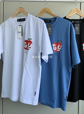 GU极优 UNDERCOVER 高桥盾合作款半袖T恤男装 日本335490