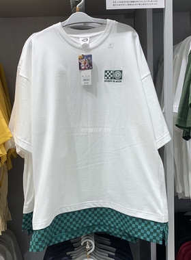 GU极 优鬼灭之刃2021秋联名款(5分袖短袖T恤337192/338134/338135