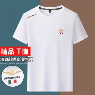 保罗短袖t恤男2026夏季新款刺绣圆领纯棉凉感名牌高端体恤衫潮流