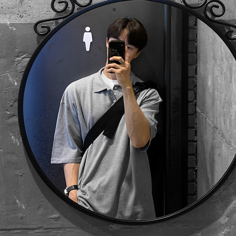 夏季气质好手感纯棉短袖polo衫男韩版宽松网眼保罗衫T恤CT17-P45，男装Polo衫，四季星座713