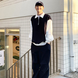 春季拼色落肩卫衣男韩版宽松潮外套M612-P65，男装卫衣，四季星座713