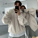 冬季oversize加厚羊羔毛棉衣男女韩版宽松情侣棉夹克FC99-P115，男装棉衣，四季星座713