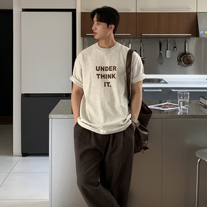 春夏季帅气短袖T恤男韩版宽松休闲ins打底CT07-P28，男装T恤，四季星座713