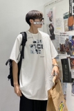夏季ulzzang帅气短袖T恤韩版潮流体恤CT61-P35，男装T恤，四季星座713