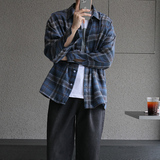 春季高品质帅气格子长袖衬衫男韩版衬衣休闲打底衫CT09-P50，男装衬衫，四季星座713