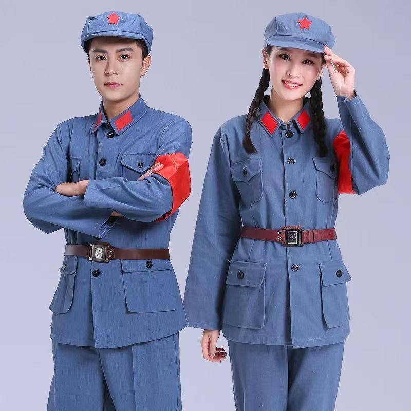 成人红军演出服长征红歌合唱服