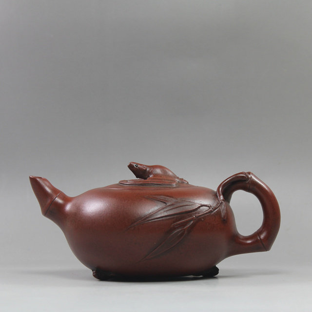 紫砂壶纯全手工正品特价仿古仿老工艺品清水泥仿周桂珍祝福壶茶壶