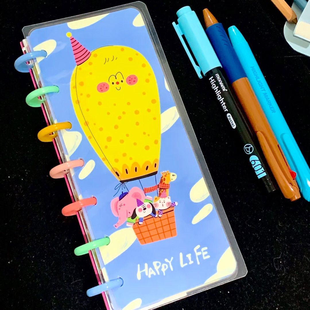 飞屋环游记线圈彩页手账日程本