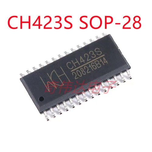 CH423S SOP-28 两线远程I/O扩展芯片 电子元器件BOM配单 IC集成
