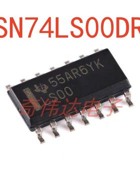 SN74LS00DR SOIC-14  四路2输入正与非门芯片  电子元器件配单IC