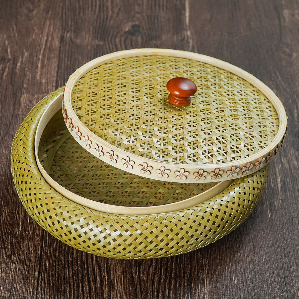 邱师傅竹木竹篮手工编织