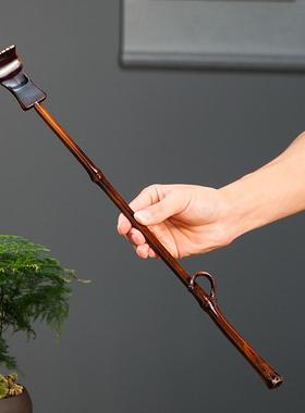 邱峰竹编 邱师傅竹木ZG012-2楠竹枝根柄带圈痒痒挠不求人竹枝挠